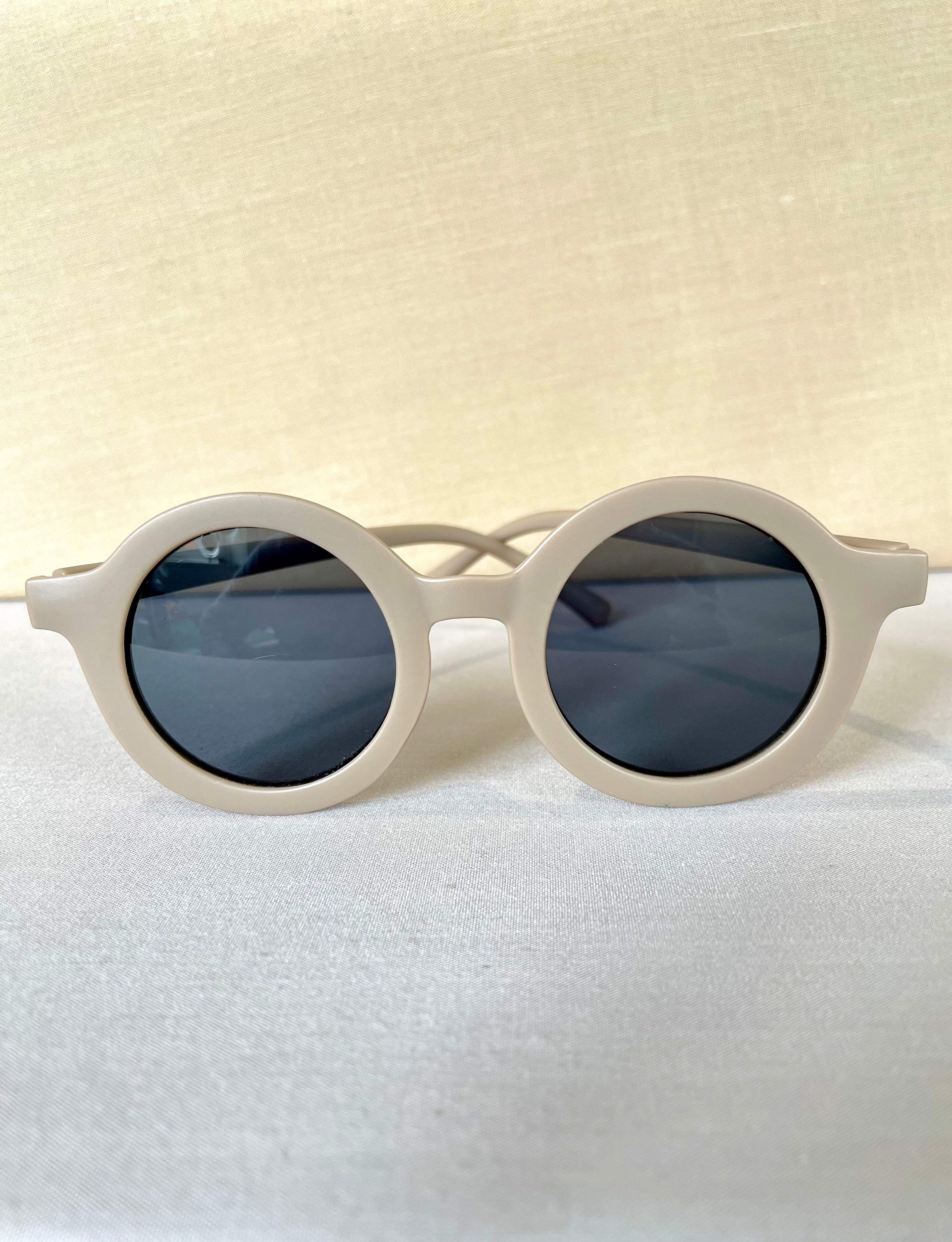 Pastel taupe children's sunglasses
